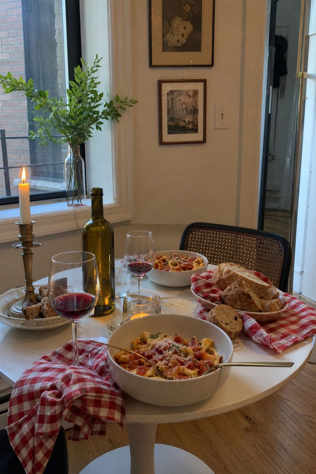 Italian Trattoria Night small apartment idea for Top 18 Dinner Hosting Ideas to Turn an Ordinary Night into an Event.