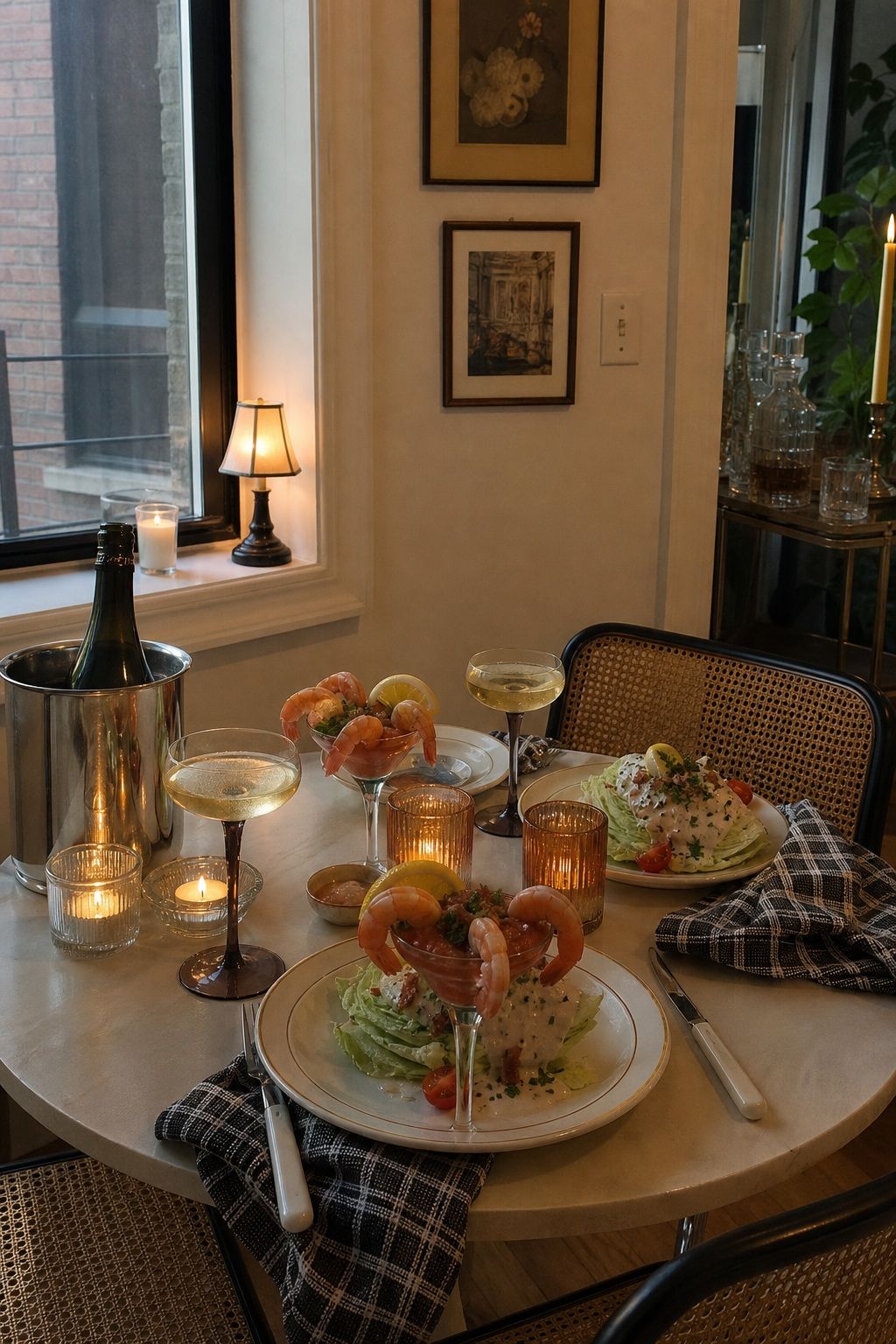 Retro Supper Club small apartment idea for Top 18 Dinner Hosting Ideas to Turn an Ordinary Night into an Event.