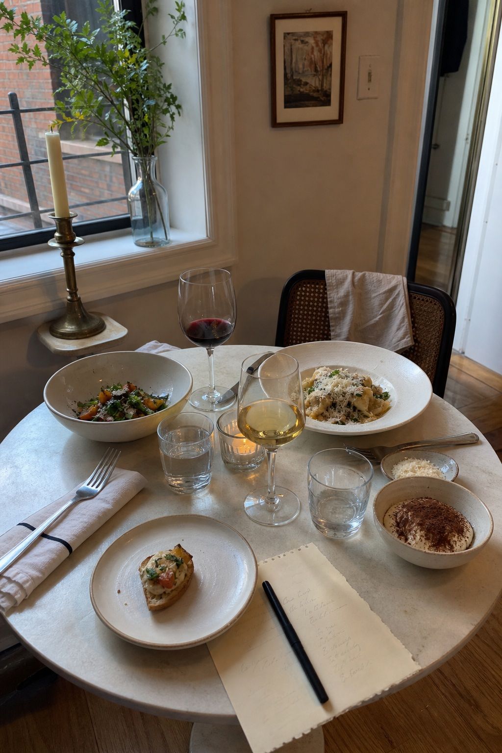 The Four-Course Skeleton small apartment idea for Top 18 Dinner Hosting Ideas to Turn an Ordinary Night into an Event.