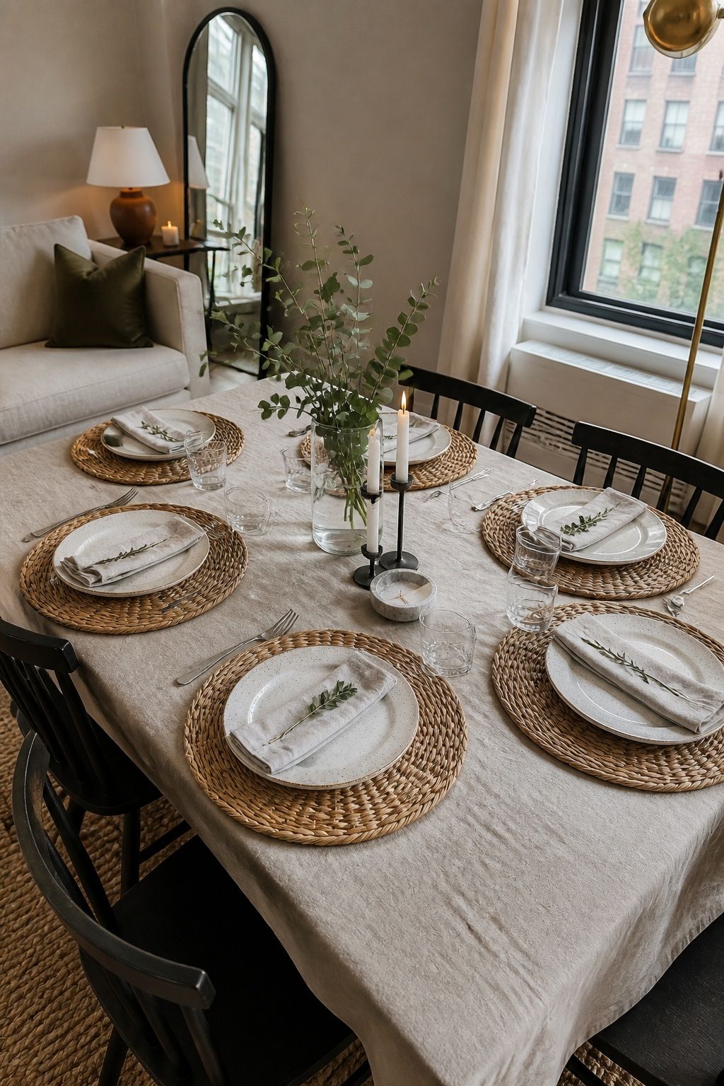 Woven Round Placemats Set of 6 small apartment idea for 20 Dinner Party Essentials Every Host Should Have From Amazon.
