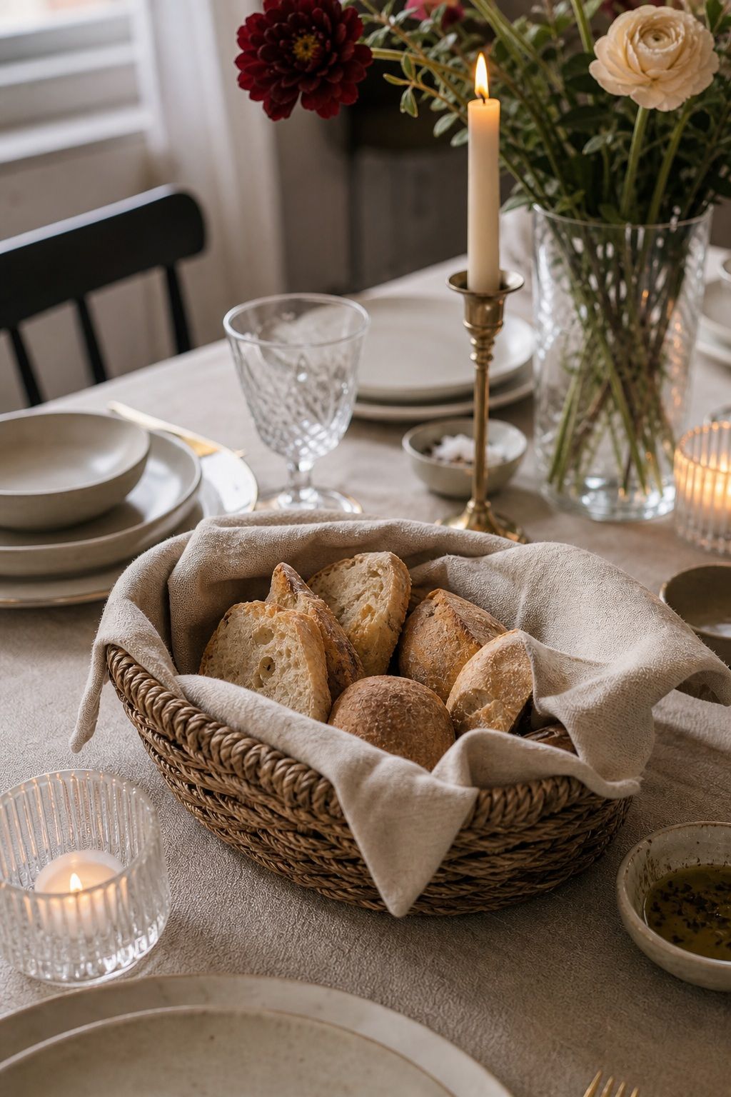 Lined Bread Basket small apartment idea for 20 Dinner Party Essentials Every Host Should Have From Amazon.