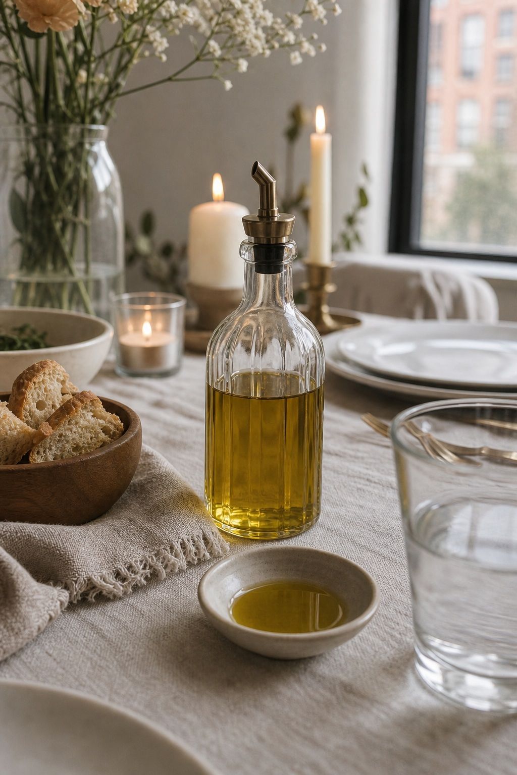 Glass Olive Oil Dispenser small apartment idea for 20 Dinner Party Essentials Every Host Should Have From Amazon.