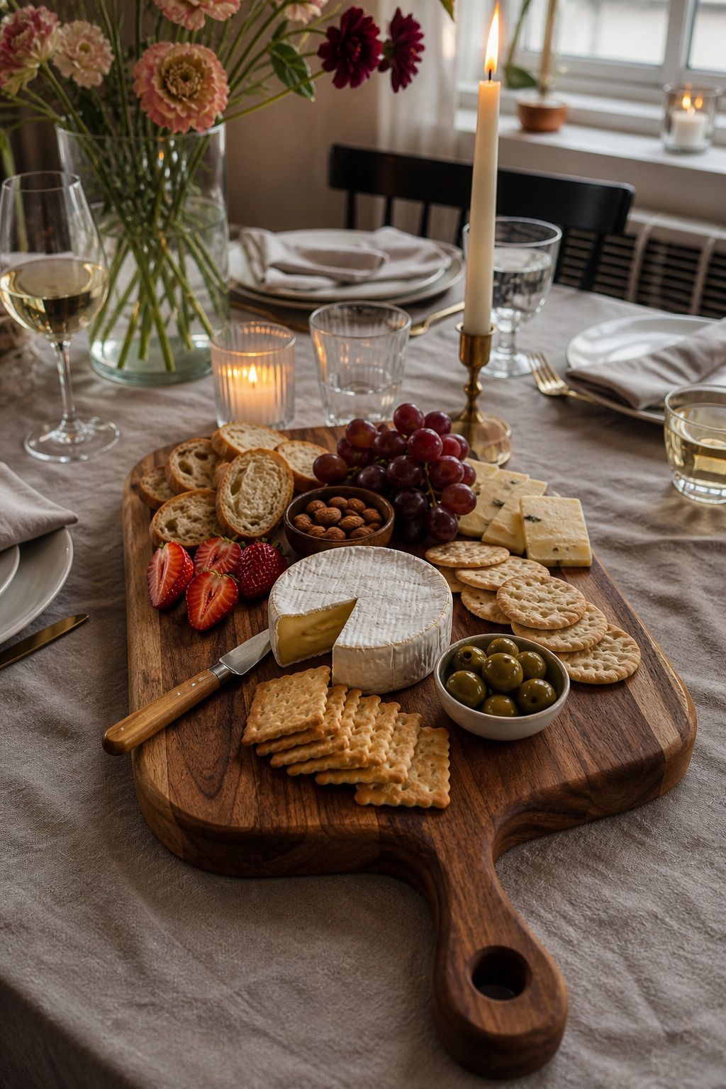 Large Acacia Cheese Board small apartment idea for 20 Dinner Party Essentials Every Host Should Have From Amazon.