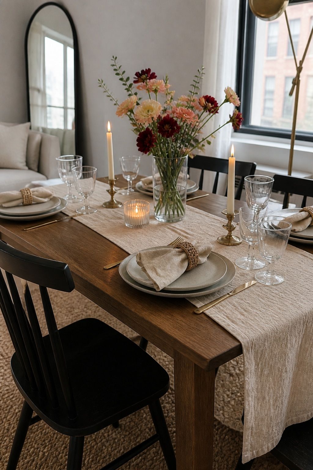 Linen Table Runner small apartment idea for 20 Dinner Party Essentials Every Host Should Have From Amazon.