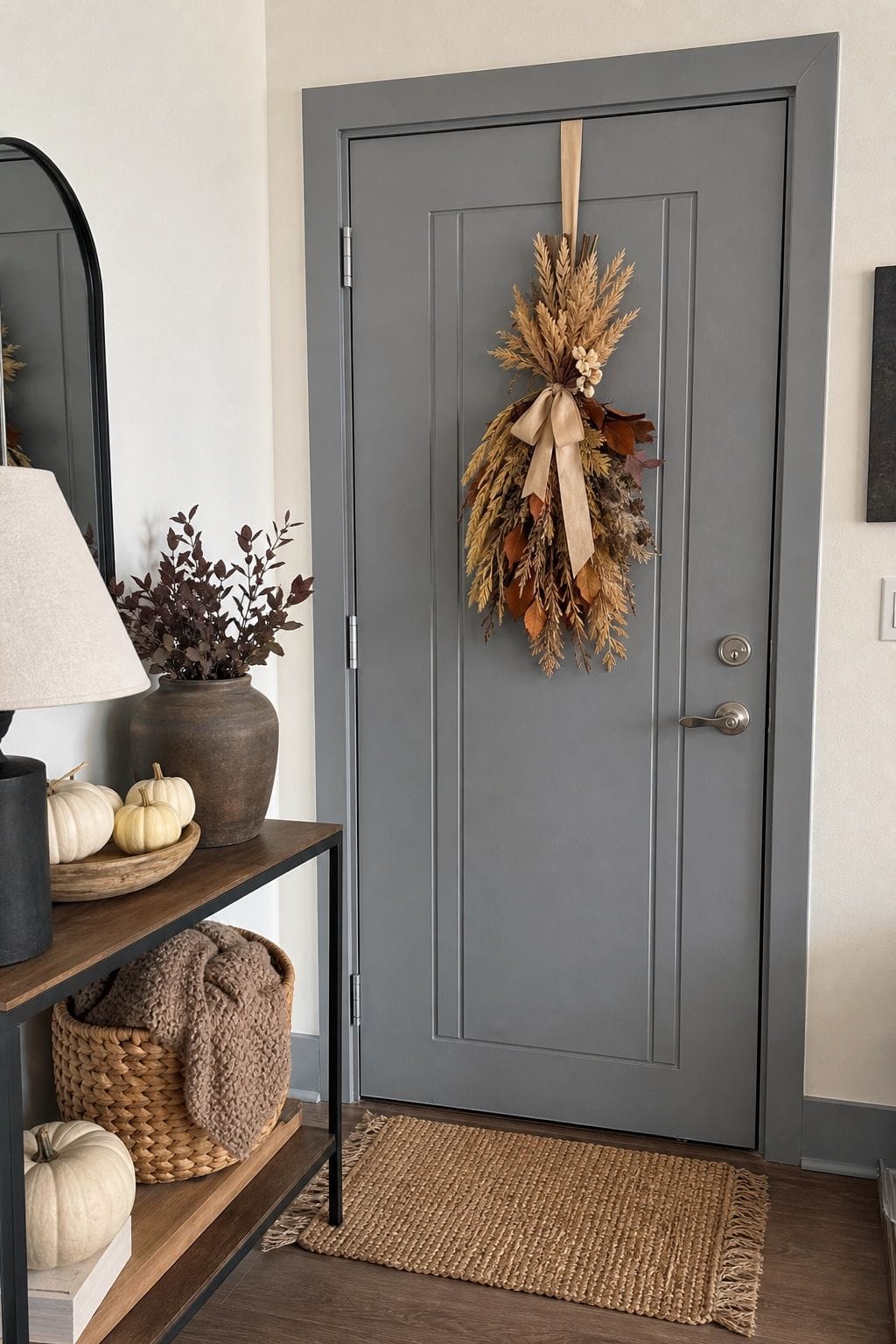 Add a Door Element That Transitions small apartment idea for Top 17 Fall and Thanksgiving Decor Ideas for Small Apartments.