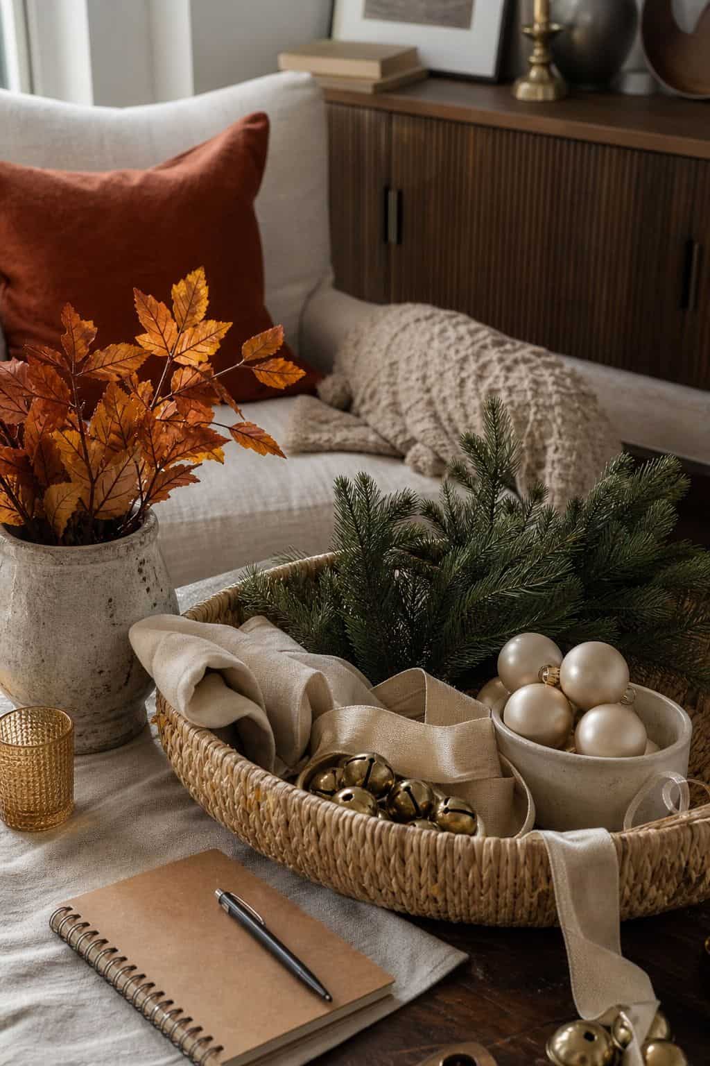 Plan the Transition Into Christmas small apartment idea for Top 17 Fall and Thanksgiving Decor Ideas for Small Apartments.