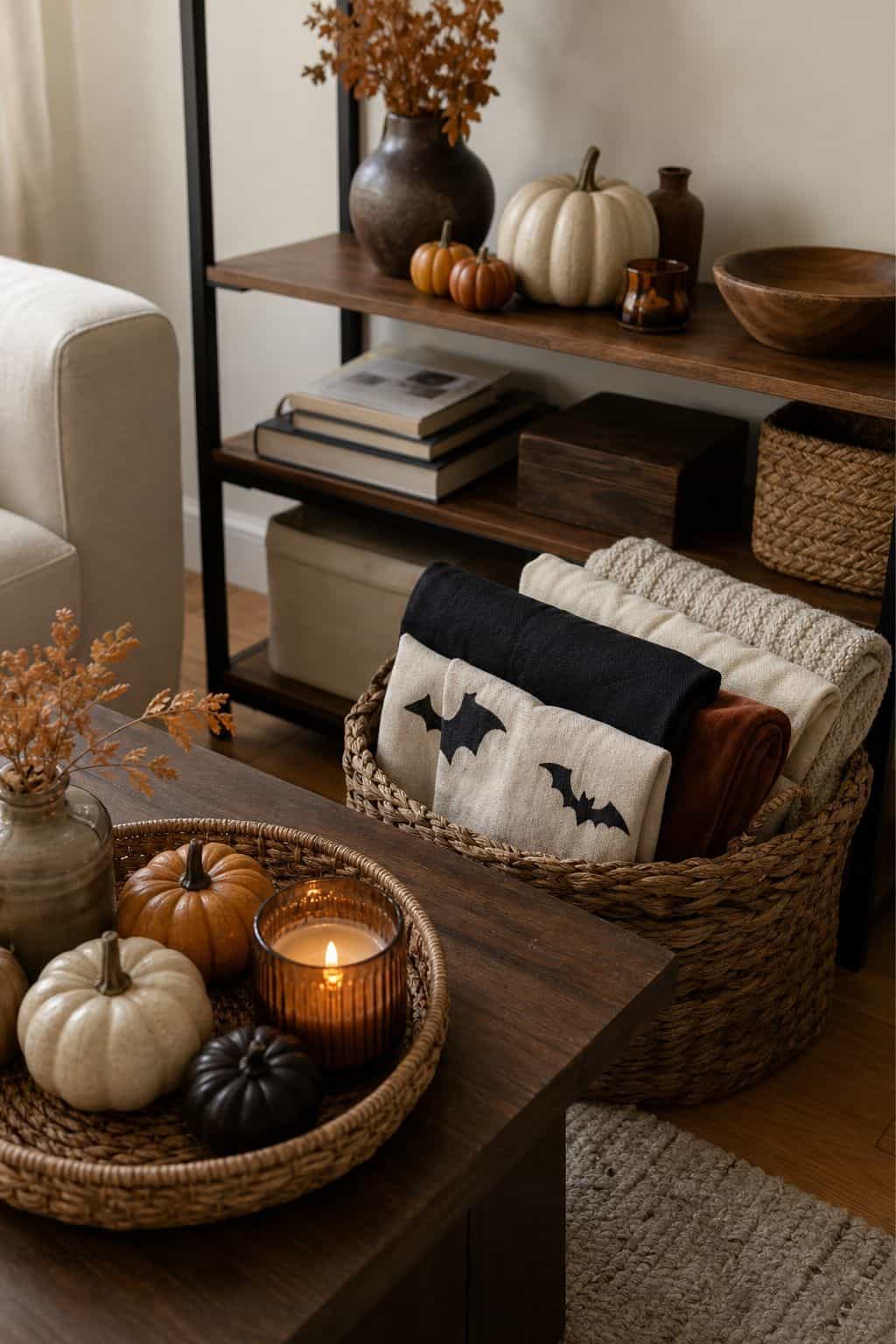 Plan for an Easy Transition Through the Season small apartment idea for Top 19 Fall Halloween Decor Ideas for Small Apartments.