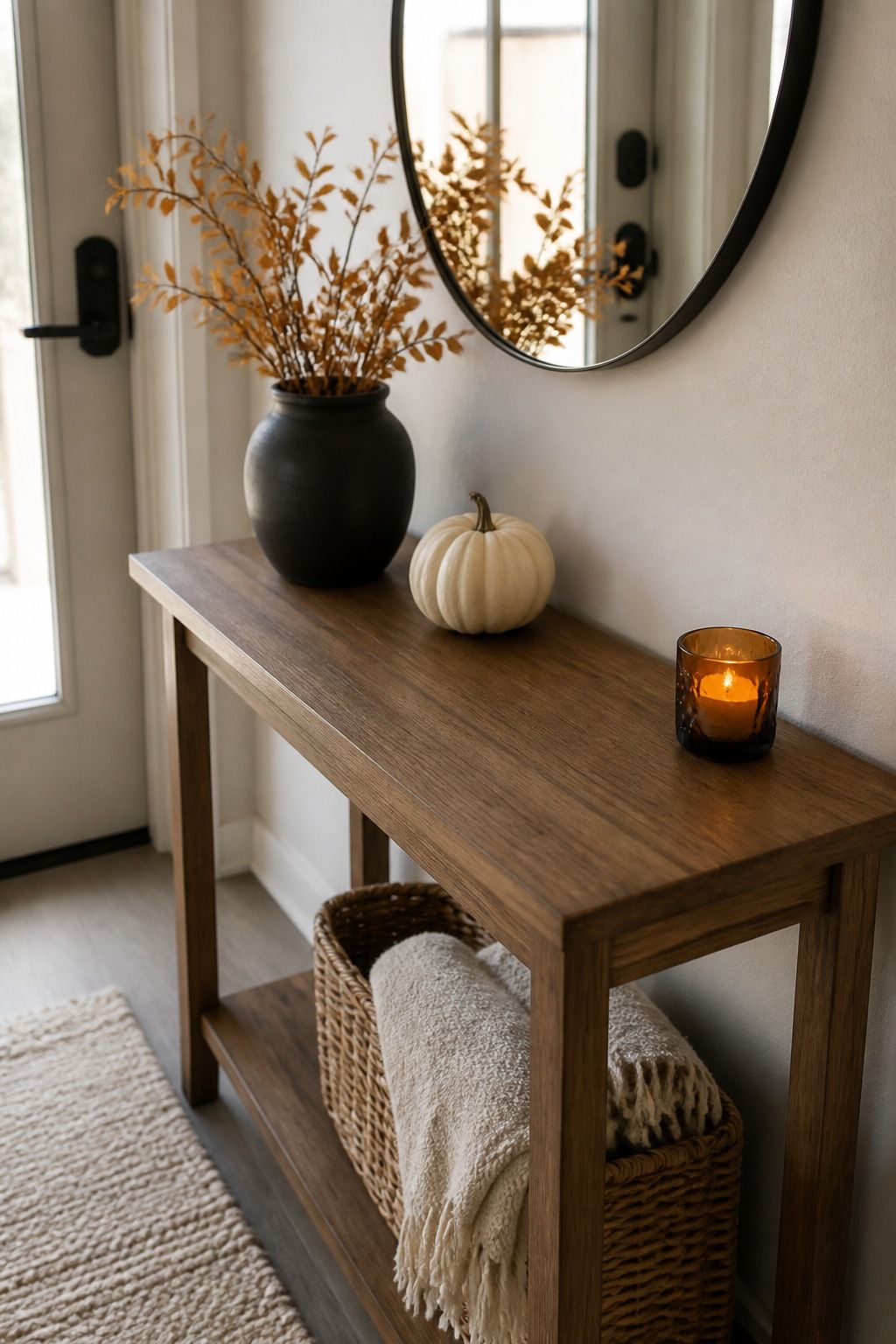 Skip the Confetti or Scattered Leaves small apartment idea for Top 18 Fall Table Decor Ideas for Small Apartments.