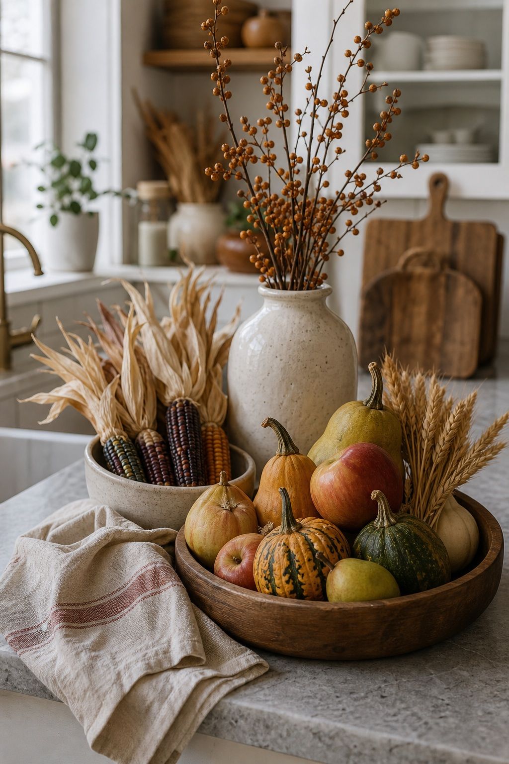 Add Natural Elements From the Harvest small apartment idea for Top 17 Farmhouse Fall Decor Ideas for Small Apartments.