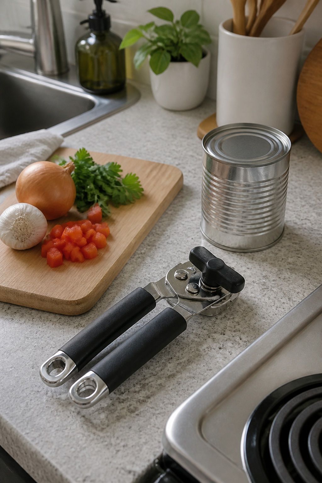 OXO Manual Can Opener small apartment idea for 20 First Apartment Essentials From Amazon Every New Renter Actually Needs.