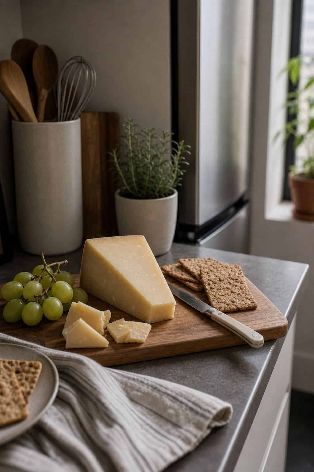 Cheese small apartment idea for The Complete First Apartment Grocery List of 18 Pantry Essentials.