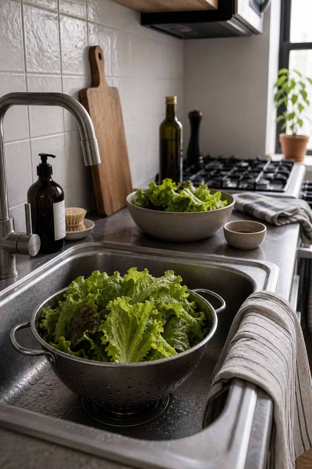 Lettuce or Greens small apartment idea for The Complete First Apartment Grocery List of 18 Pantry Essentials.