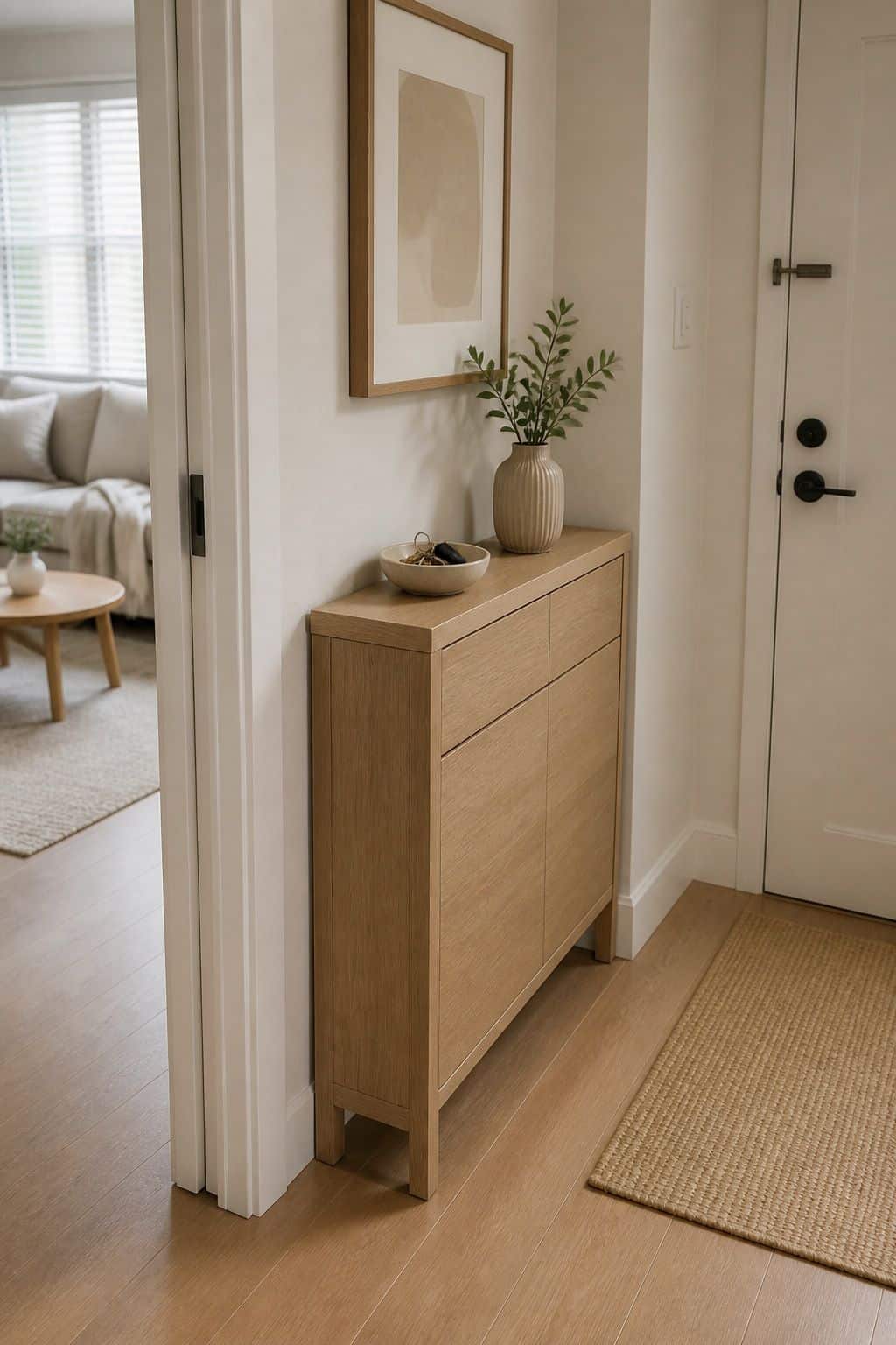 Hidden Drawers small apartment idea for Top 16 Hall Corner Decor Ideas for Small Apartments.
