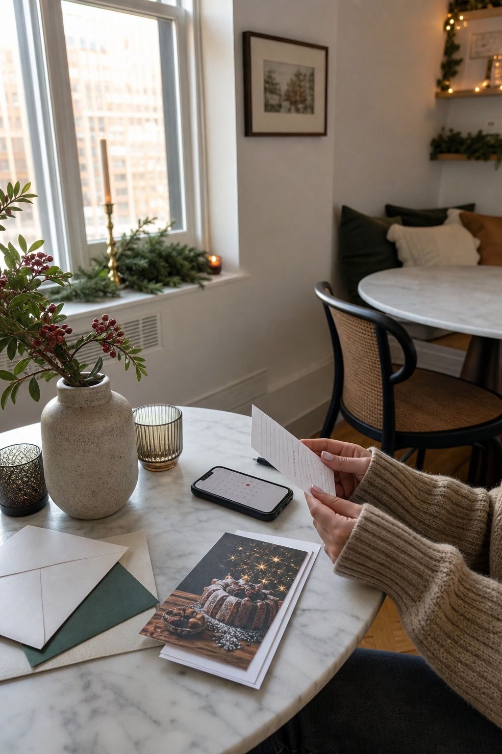 Four Weeks Out, Lock the Date and Send the Invite small apartment idea for Top 18 Holiday Hosting Top Tips for a Calm and Beautiful Celebration.