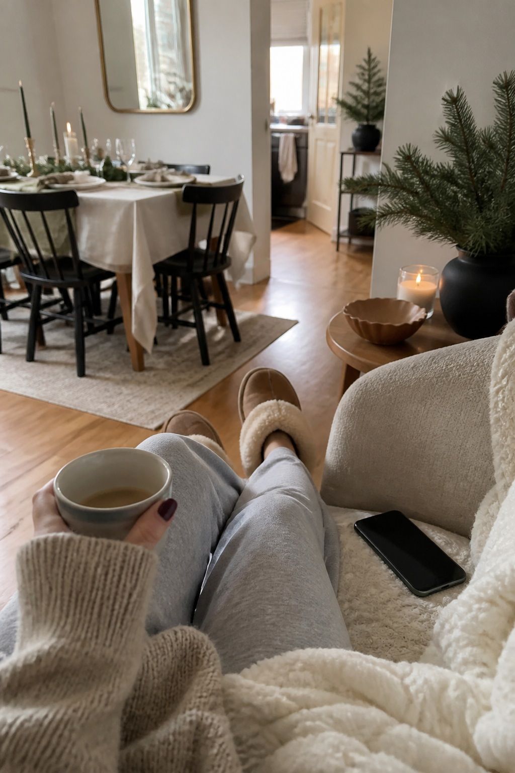 Two Hours Before, Take a Real Break small apartment idea for Top 18 Holiday Hosting Top Tips for a Calm and Beautiful Celebration.