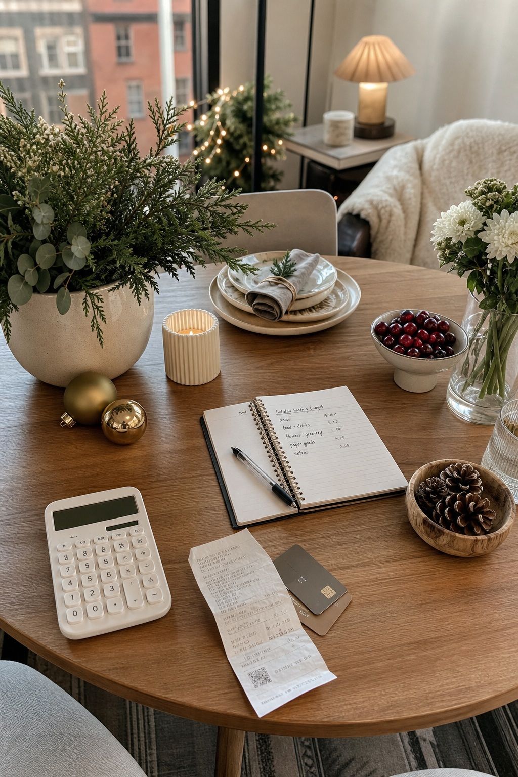 Use the 40-25-15-20 Budget Rule small apartment idea for Top 18 Holiday Hosting Top Tips for a Calm and Beautiful Celebration.