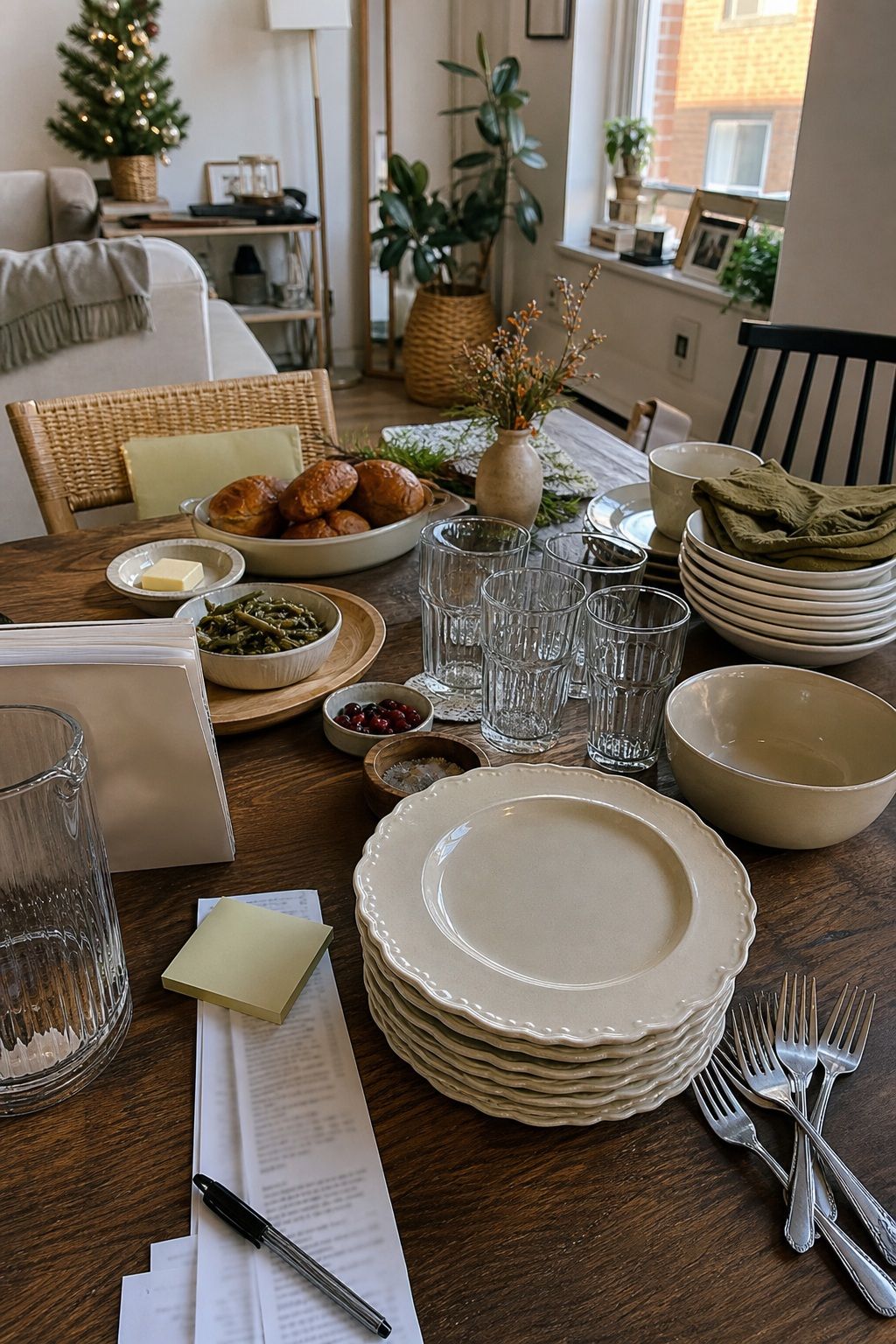 The Menu-by-Headcount Math small apartment idea for Top 18 Holiday Hosting Top Tips for a Calm and Beautiful Celebration.