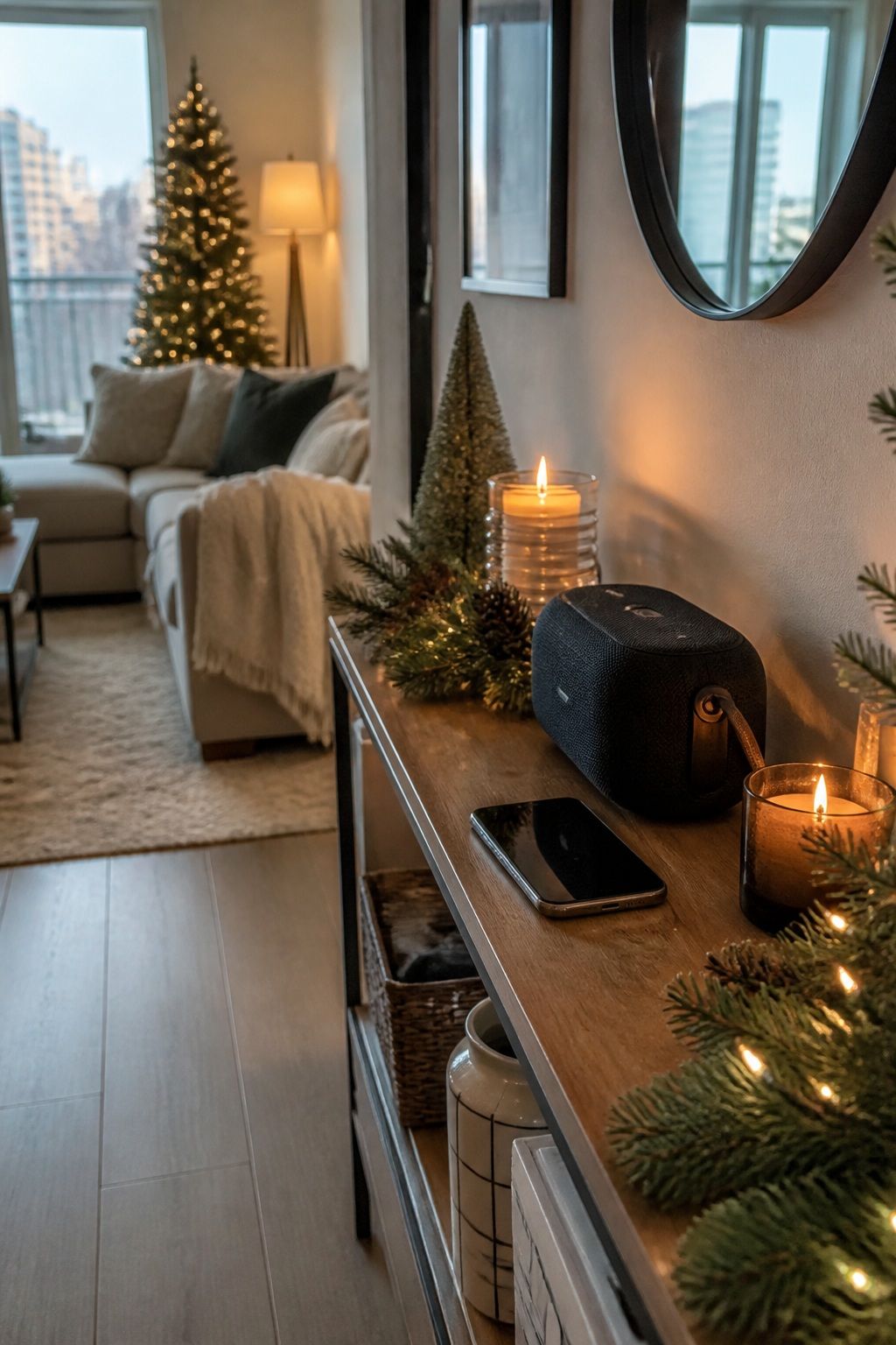 The Music Plan Comes Before the Doorbell small apartment idea for Top 18 Holiday Hosting Top Tips for a Calm and Beautiful Celebration.