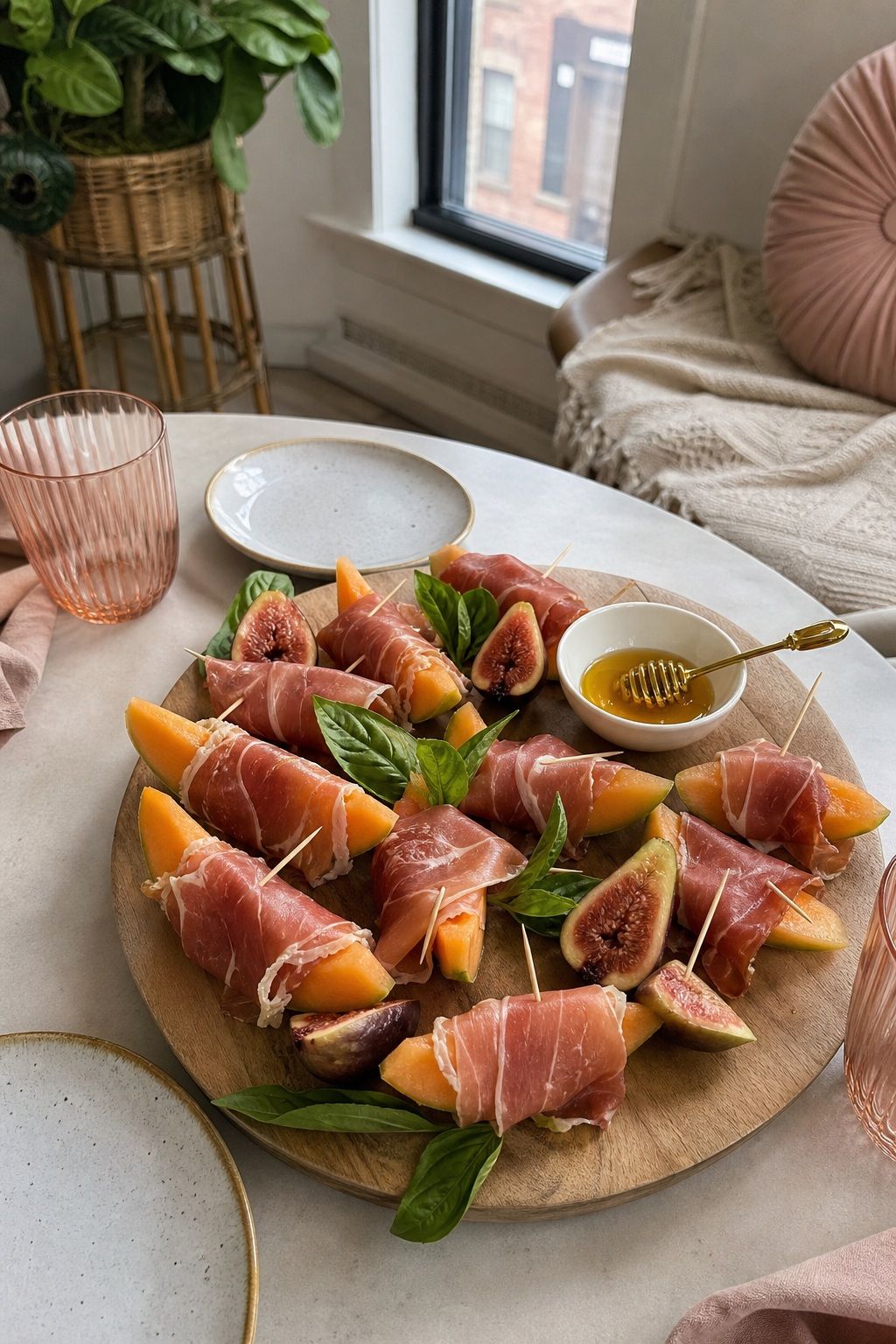 Prosciutto-Wrapped Melon or Fig small apartment idea for Top 18 Hosting Appetizers That Wow Guests with Almost No Effort.