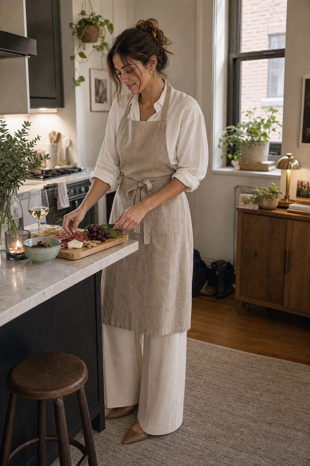 The Apron Question small apartment idea for Top 17 Hosting Outfit Ideas That Look Pulled-Together and Feel Easy.