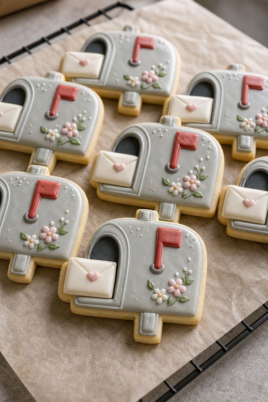Mailbox Cookie small apartment idea for Top 16 Housewarming Cookies That Make the Sweetest Welcome Home Gift.