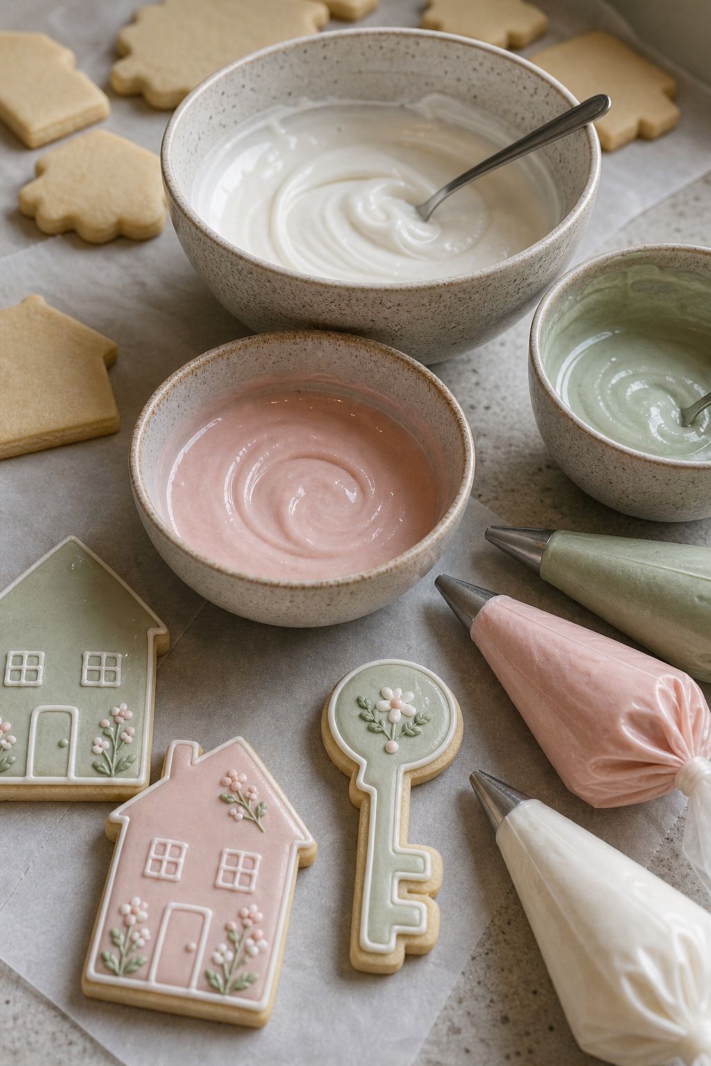 Royal-Icing Basics small apartment idea for Top 16 Housewarming Cookies That Make the Sweetest Welcome Home Gift.