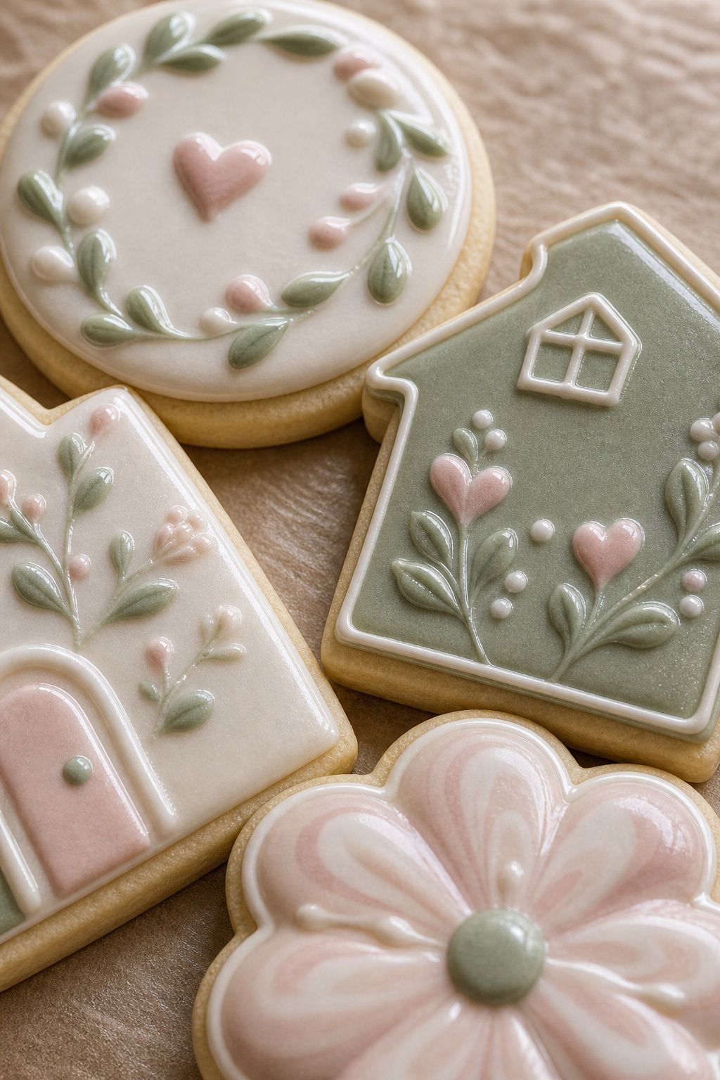 The Wet-on-Wet Detail small apartment idea for Top 16 Housewarming Cookies That Make the Sweetest Welcome Home Gift.