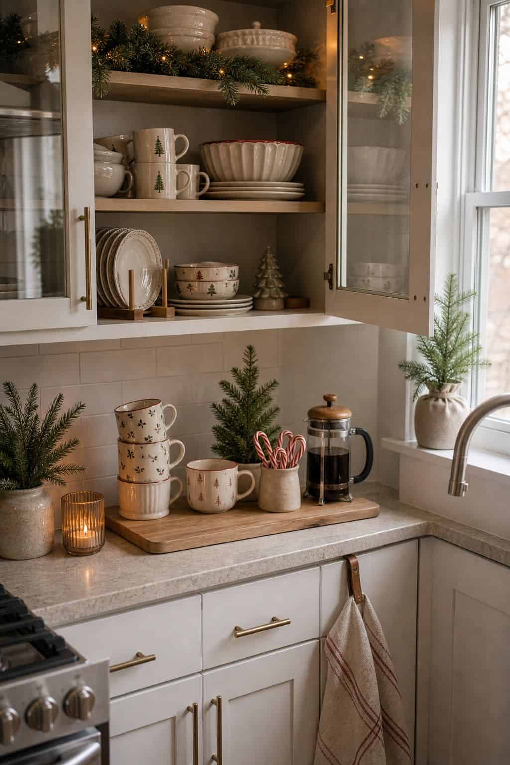 Spice Rack Styled small apartment idea for Top 17 Kitchen Counter Corner Decor Ideas for Functional Beauty.