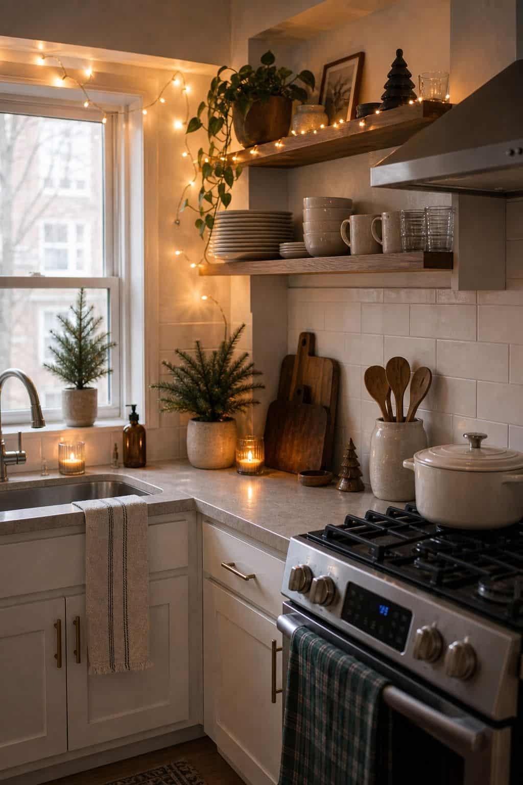 Knife Block Plus Utensil Holder small apartment idea for Top 17 Kitchen Counter Corner Decor Ideas for Functional Beauty.