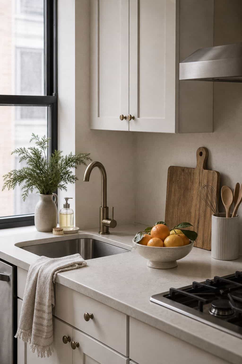 Herb Planter small apartment idea for Top 17 Kitchen Counter Corner Decor Ideas for Functional Beauty.