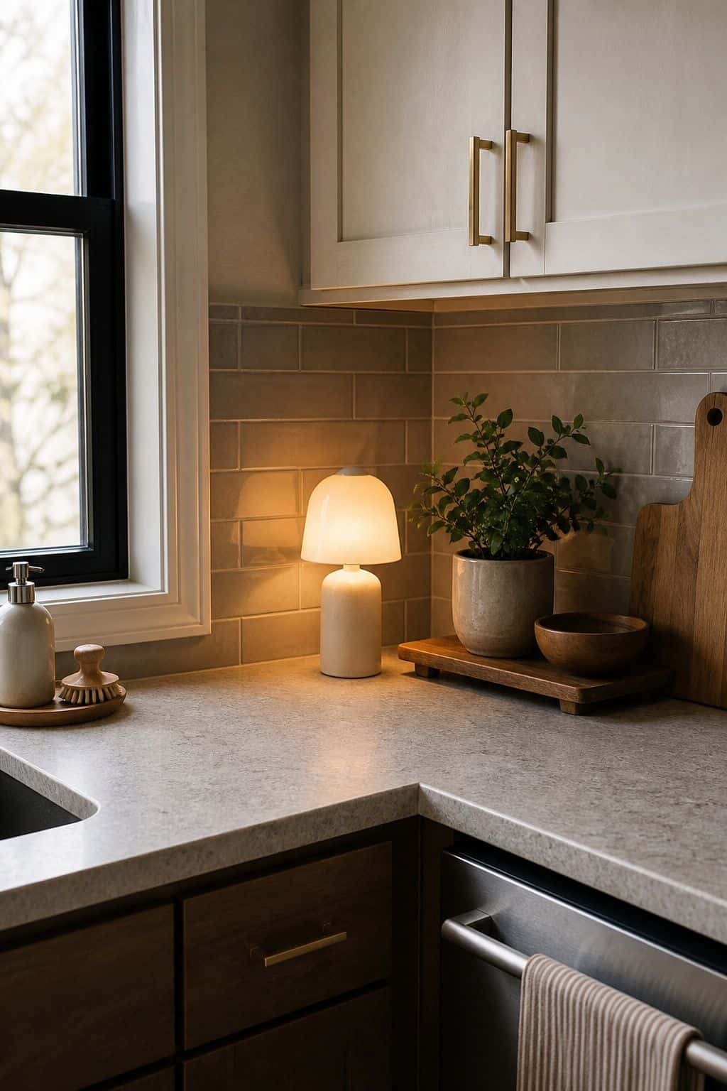Use Warm White Lighting Only small apartment idea for Top 18 Minimalist Christmas Decor Ideas for Small Apartments.