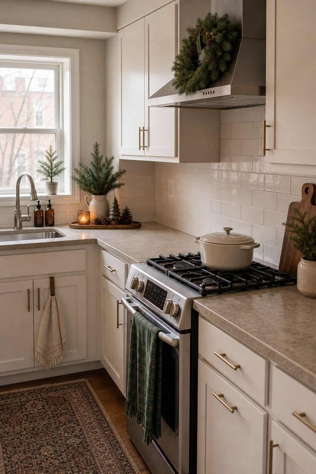 Leave Negative Space on Every Surface small apartment idea for Top 18 Minimalist Christmas Decor Ideas for Small Apartments.