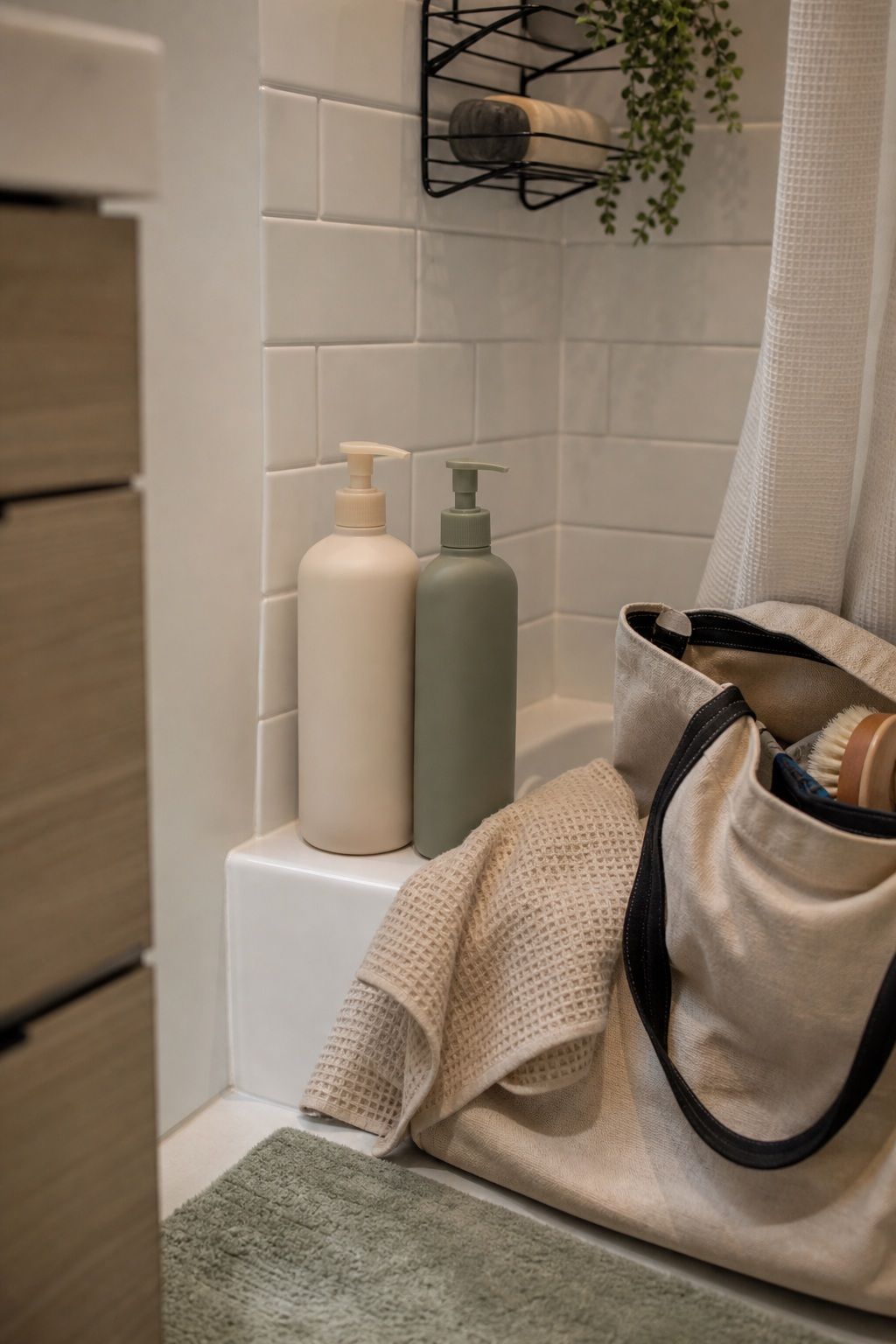 Shampoo and Body Wash small apartment idea for Top 17 Moving Out Essentials You Need to Keep Close on Day One.
