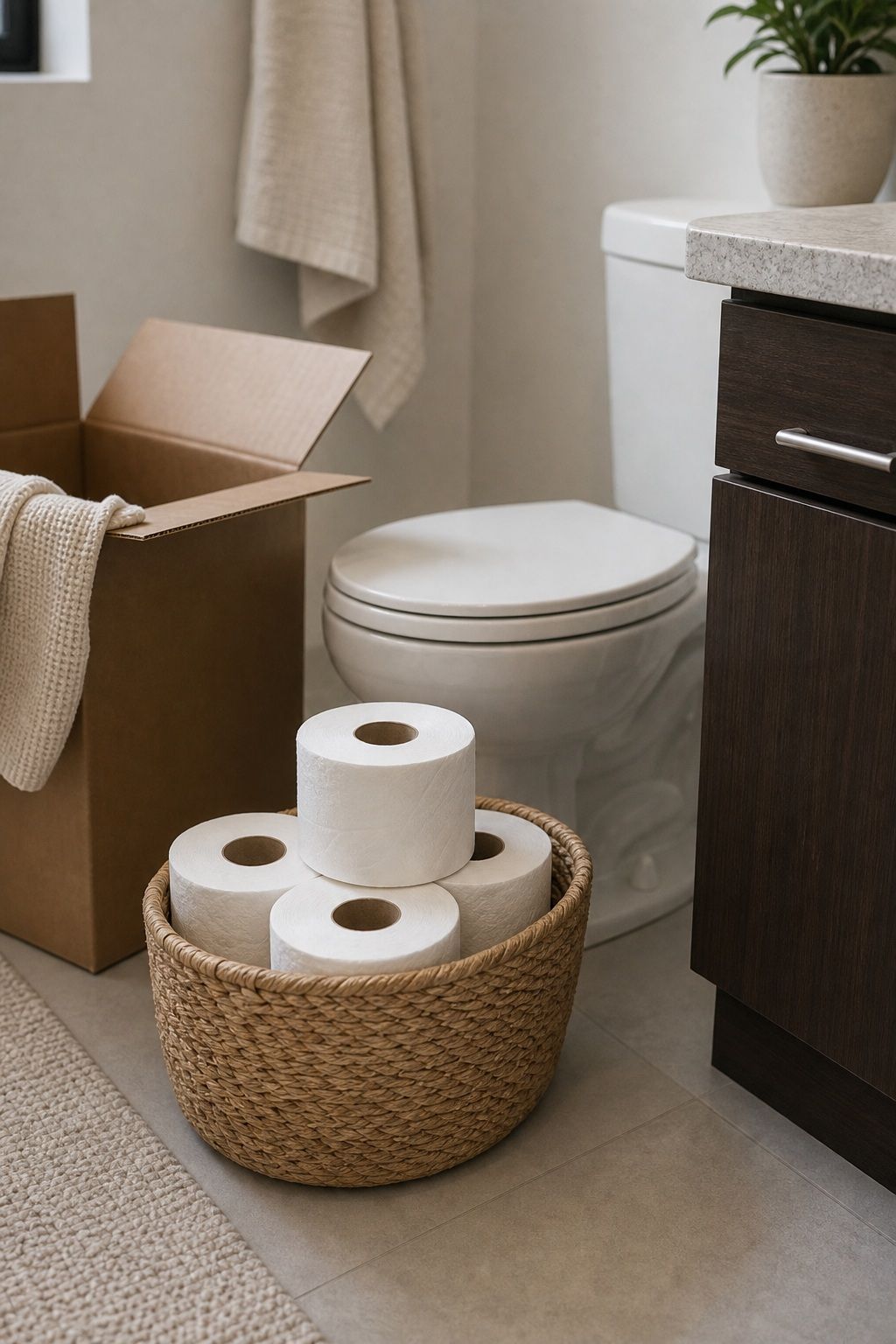 Toilet Paper small apartment idea for Top 17 Moving Out Essentials You Need to Keep Close on Day One.