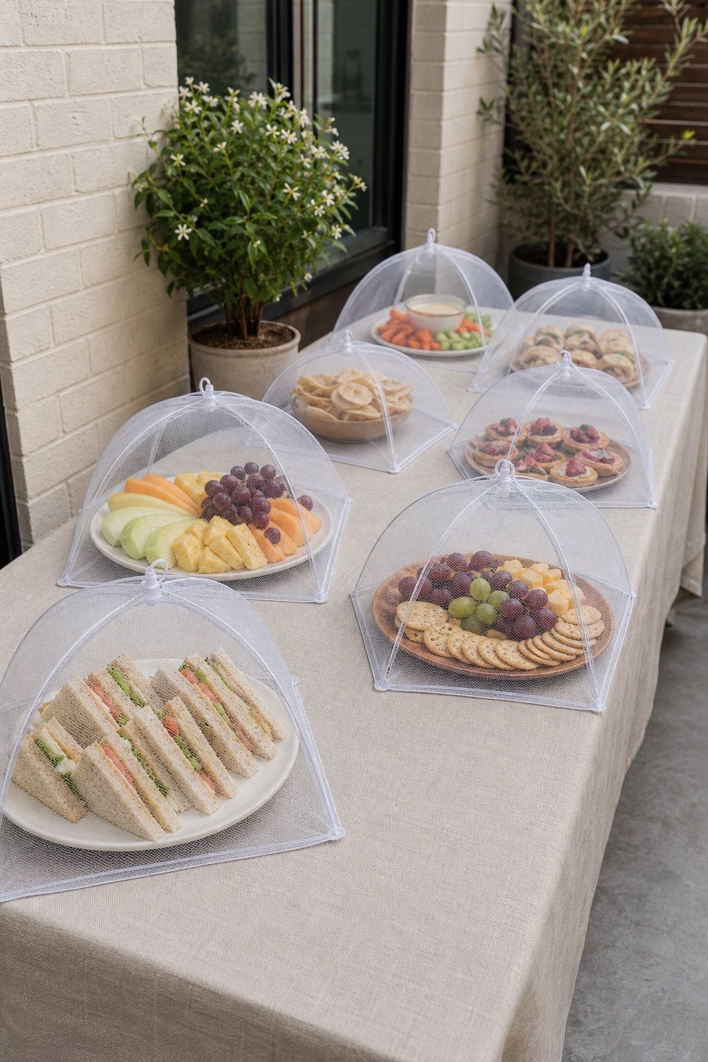 Collapsible Mesh Food Tent Covers Set of 6 small apartment idea for 20 Outdoor Entertaining Essentials From Amazon for Your Next Summer Party.