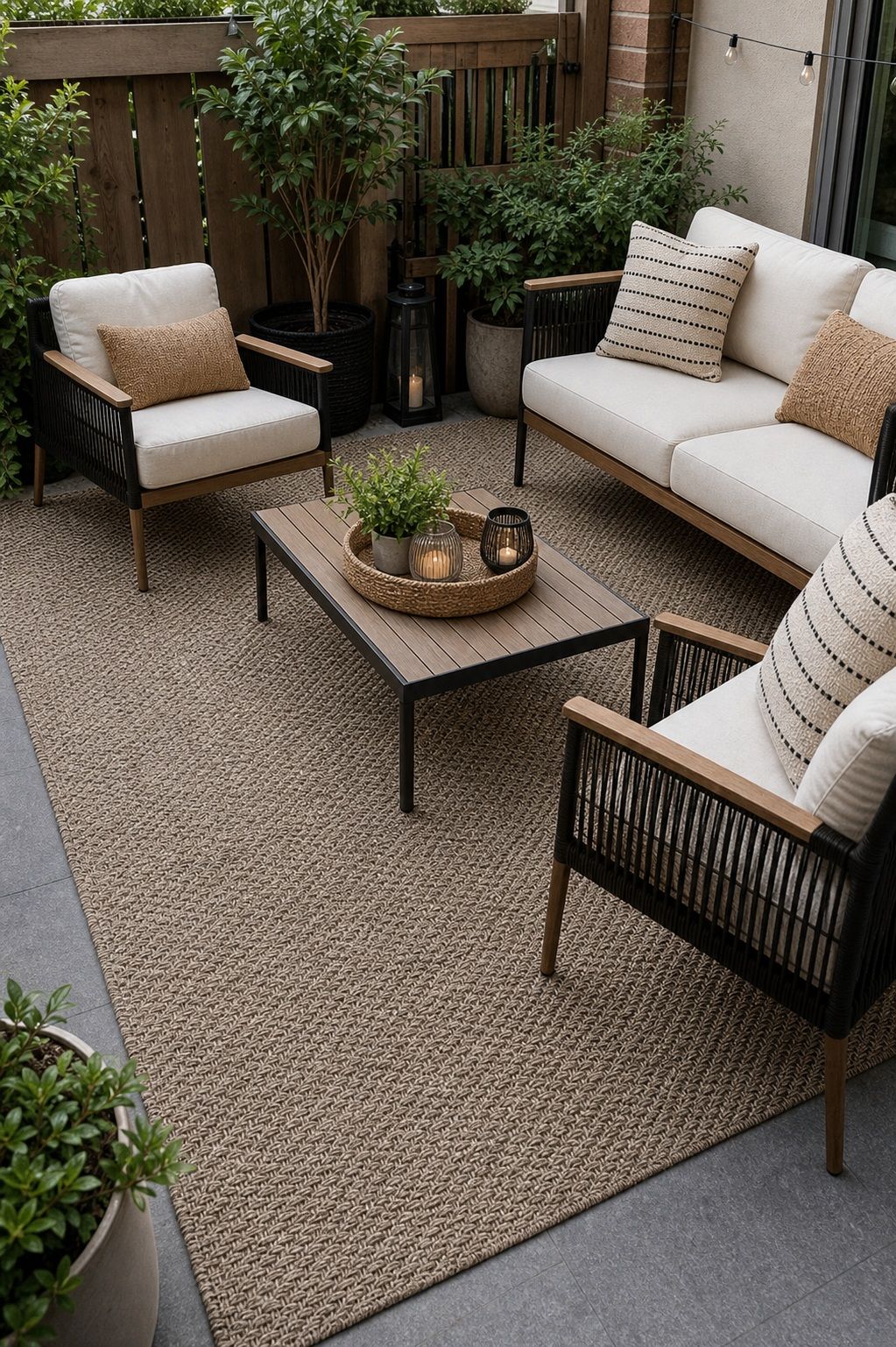 Large Outdoor Patio Rug 8x10 small apartment idea for 20 Outdoor Entertaining Essentials From Amazon for Your Next Summer Party.