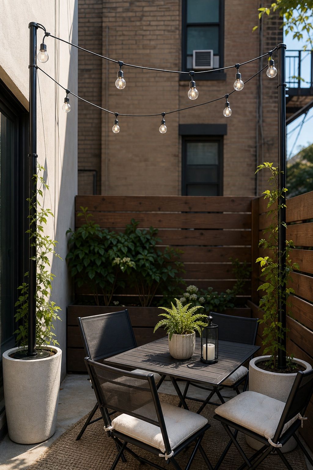 Heavy-Duty String Light Poles Set of 2 small apartment idea for 20 Outdoor Entertaining Essentials From Amazon for Your Next Summer Party.