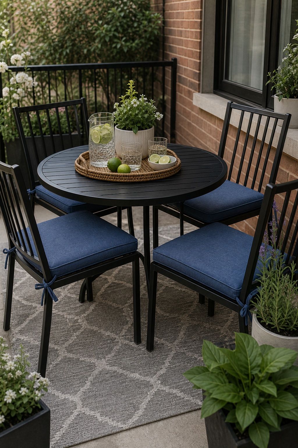 Weather-Resistant Chair Cushions Set of 4 small apartment idea for 20 Outdoor Entertaining Essentials From Amazon for Your Next Summer Party.