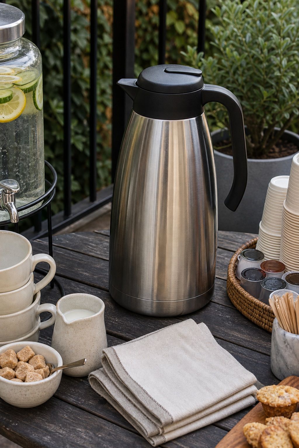 2-Liter Insulated Stainless Carafe small apartment idea for 20 Outdoor Entertaining Essentials From Amazon for Your Next Summer Party.