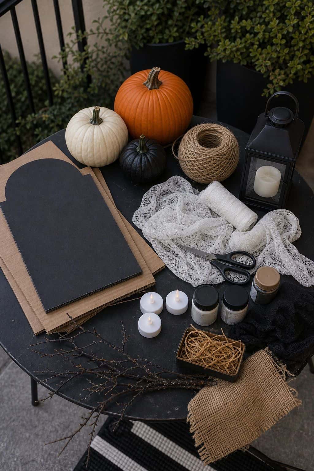 Keep It Budget-Friendly With DIY Materials small apartment idea for Top 20 Outdoor Halloween Decor Ideas to Transform Your Yard.