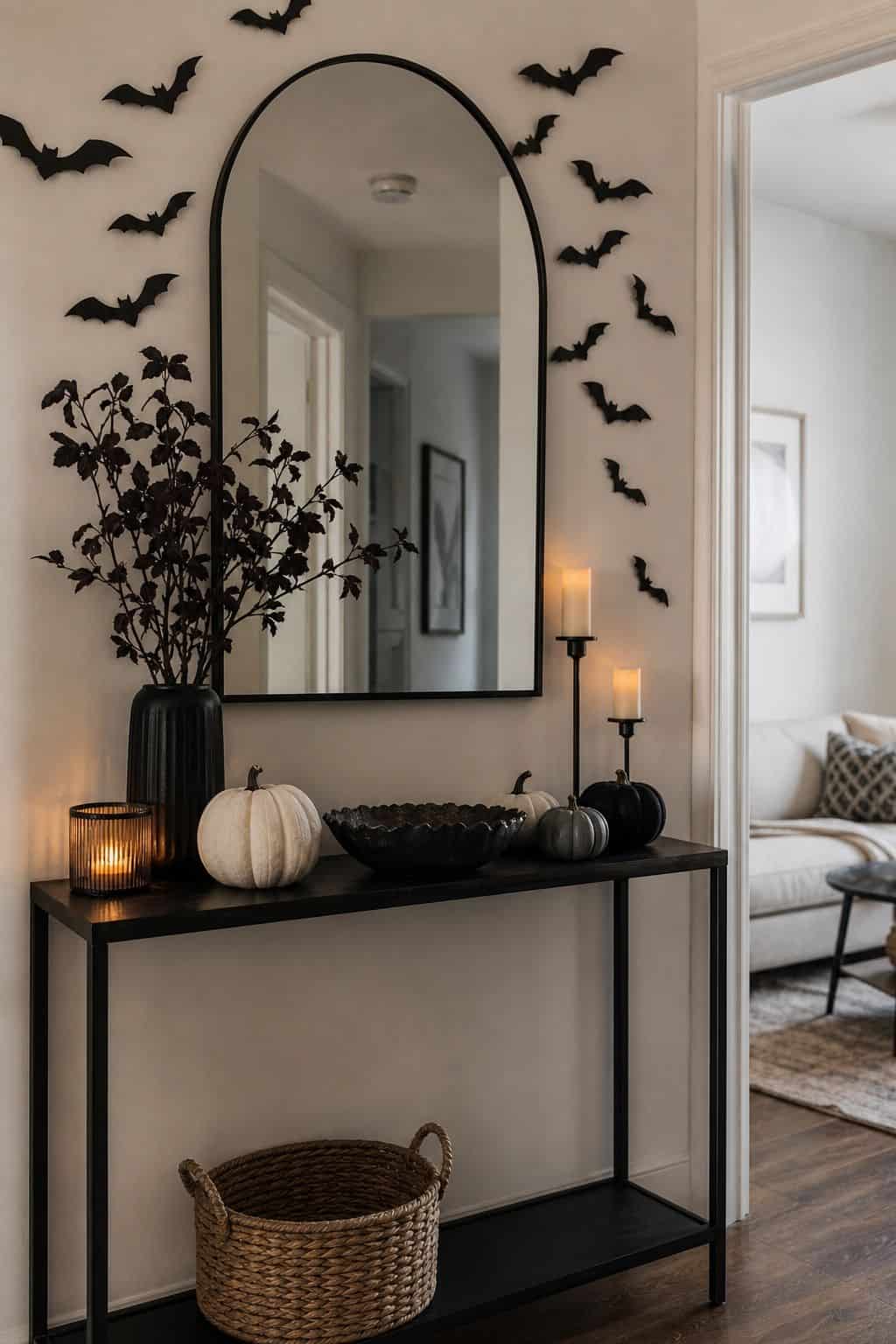 Decorate One or Two Key Spots Well small apartment idea for Top 19 Simple Halloween Decor Ideas for Small Apartments.