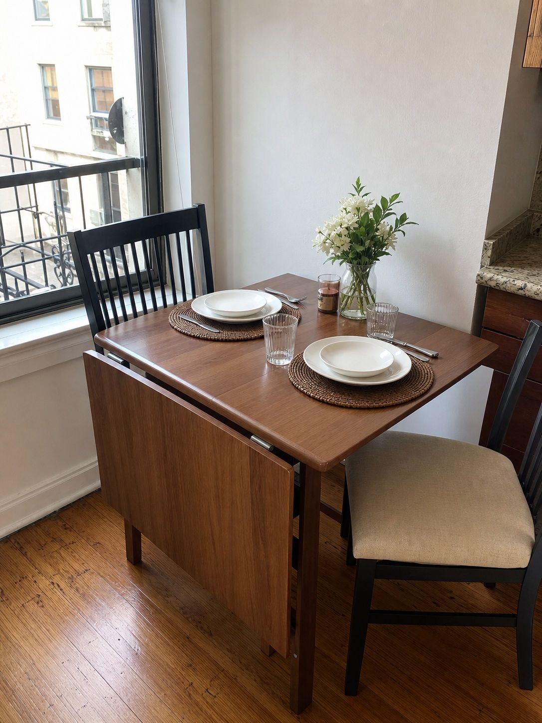Foldable Dining Table small apartment idea for 25 Small Apartment Essentials From Amazon That Actually Make Small Spaces Work.