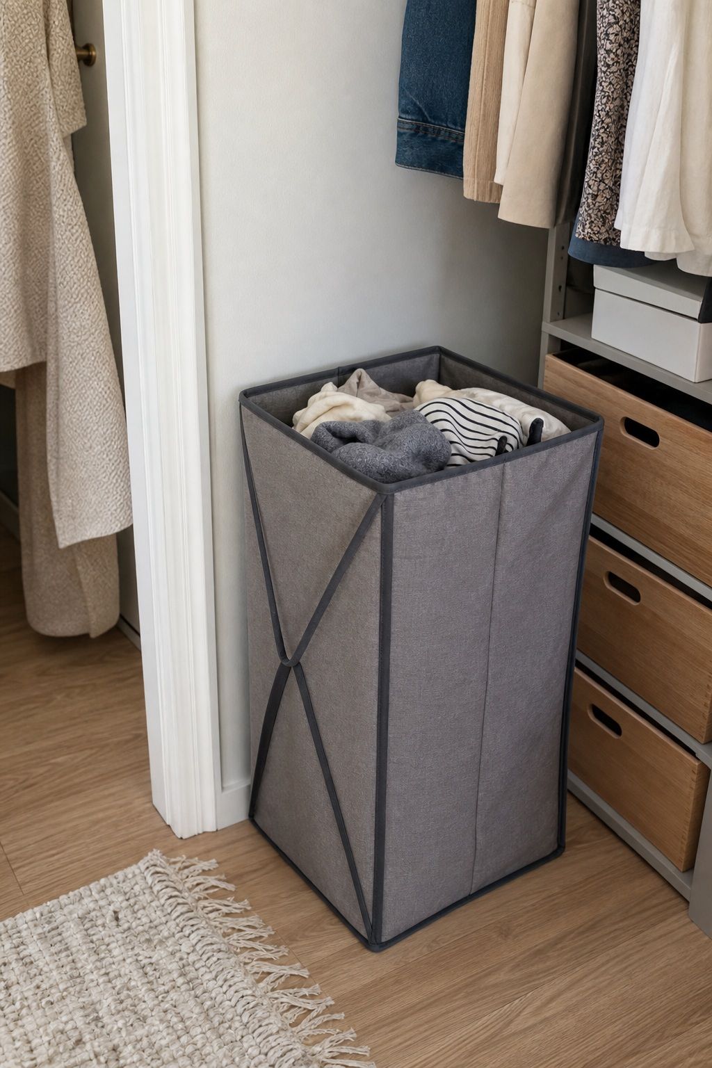 Collapsible Laundry Hamper small apartment idea for 25 Small Apartment Essentials From Amazon That Actually Make Small Spaces Work.