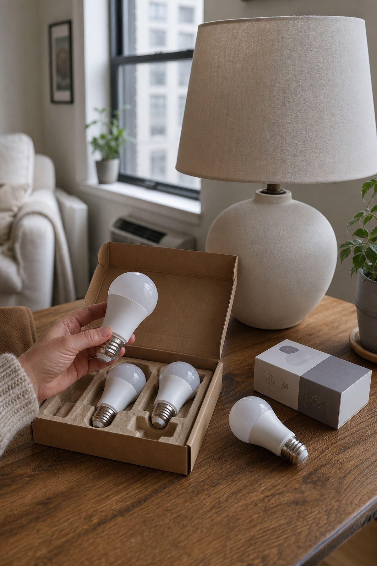 Choose LED Bulbs to Cut Energy Use 75 Percent small apartment idea for Top 17 Small Apartment Lighting Ideas to Brighten Even the Darkest Space.