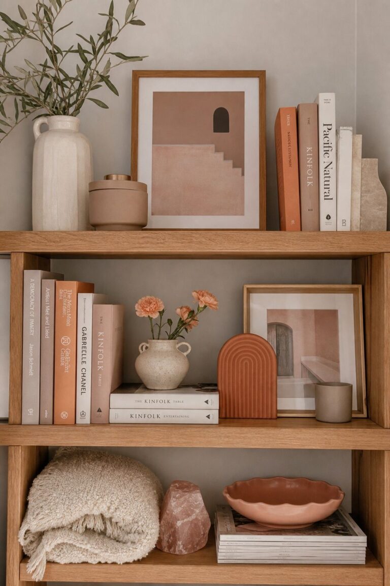 Use the Rule of Three for Object Groups small apartment idea for Top 15 Small Apartment Shelf Decor Ideas That Look Styled, Not Cluttered.