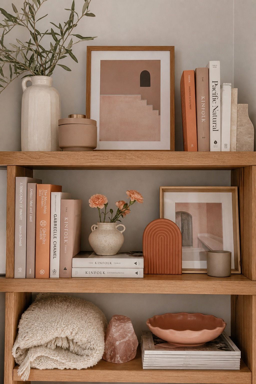 Use the Rule of Three for Object Groups small apartment idea for Top 15 Small Apartment Shelf Decor Ideas That Look Styled, Not Cluttered.