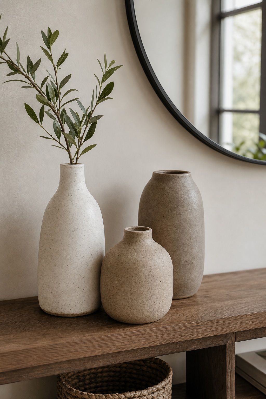 Ceramic and Stone Objects small apartment idea for Top 15 Small Apartment Shelf Decor Ideas That Look Styled, Not Cluttered.