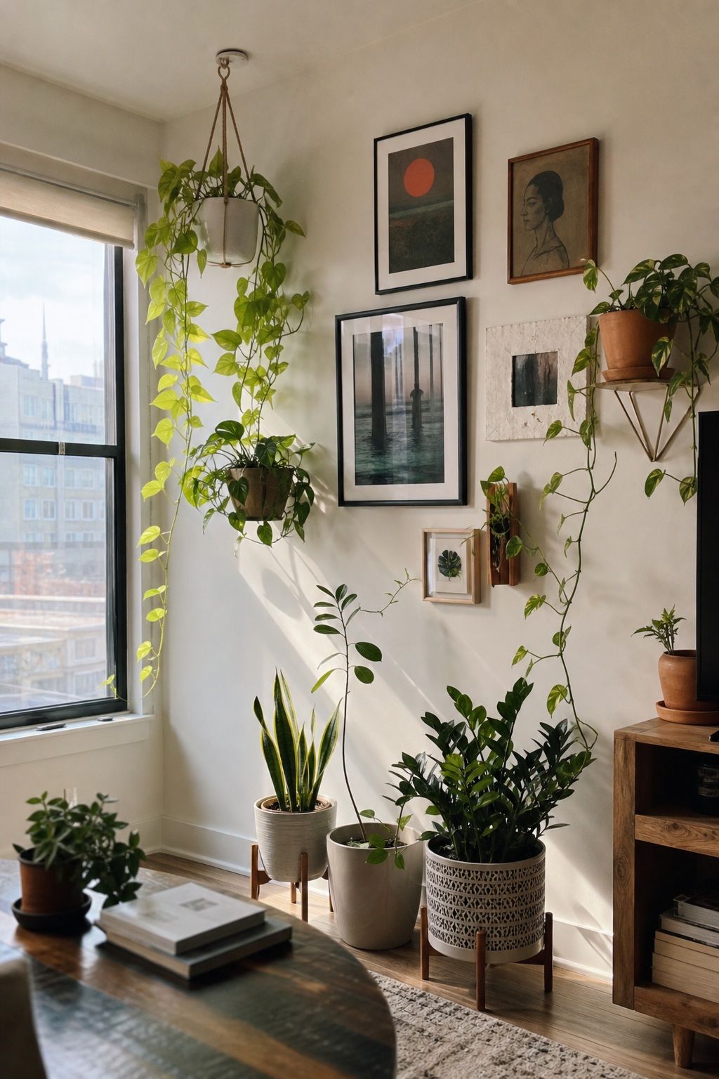 Framed Prints and Small Art small apartment idea for Top 15 Small Apartment Shelf Decor Ideas That Look Styled, Not Cluttered.