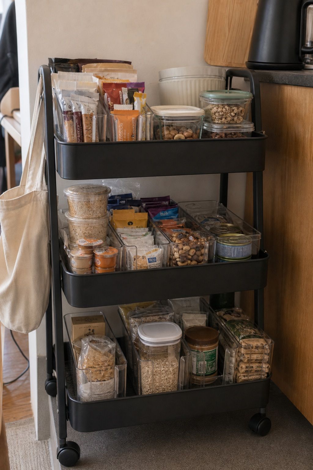 Baskets and Boxes for Concealed Storage small apartment idea for Top 15 Small Apartment Shelf Decor Ideas That Look Styled, Not Cluttered.