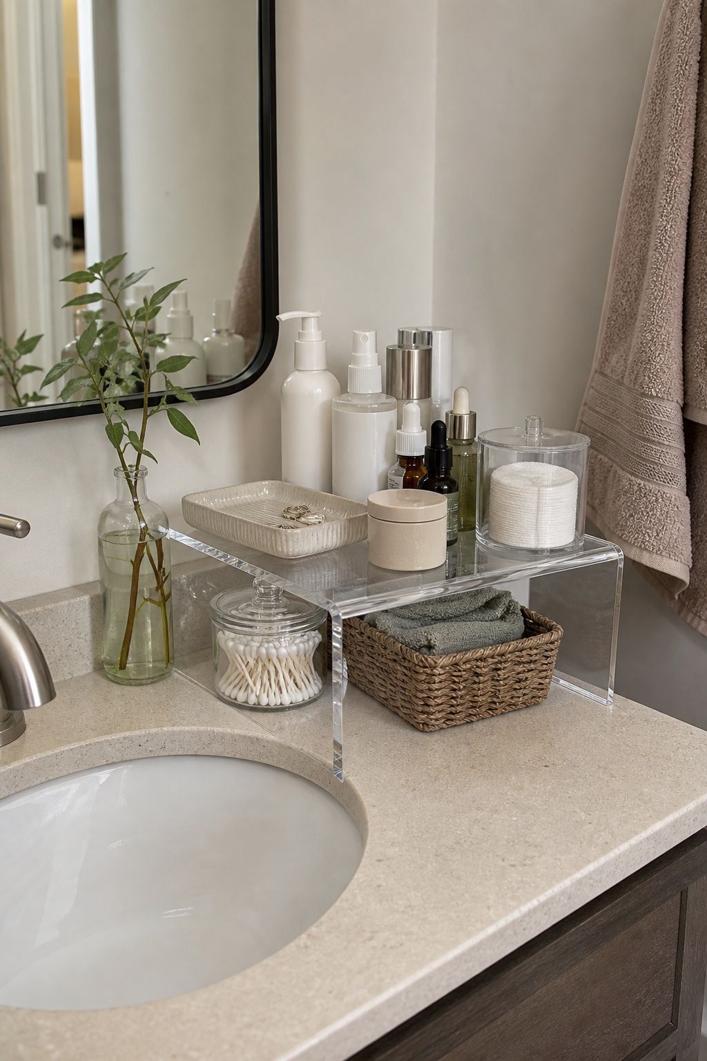Bathroom Shelf small apartment idea for Top 15 Small Apartment Shelf Decor Ideas That Look Styled, Not Cluttered.